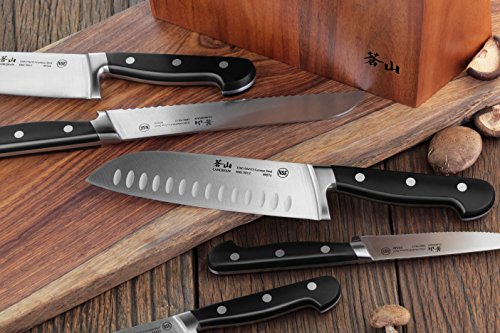 Cangshan V2 Series 59908 6-Piece German Steel Forged Knife Block Set