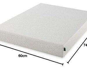 ZINUS 8 Inch Ultima Memory Foam Mattress / Short Queen Size for RVs, Campers & Trailers / Mattress-in-a-Box White