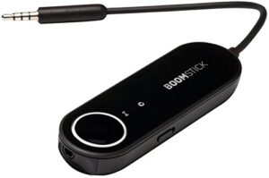 boomcloud 360 boomstick in-line wired headphone audio enchancer amp and signal processor - black