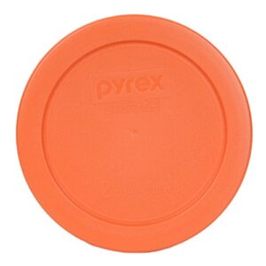 Pyrex 7200-PC 2 Cup (4) Dark Blue 1113764 & (4) Orange 1113762 & (4) Red 1113763 Lid (12-Pack)