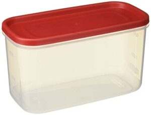 rubbermaid 071691688044 dry food container (set of 2), 10-cup, 2 pack everyday, clear, 2 count