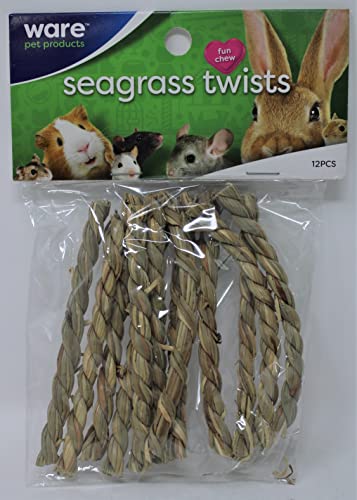 (4 Pack) Ware Sundried Seagrass Twists Small Pet Chews