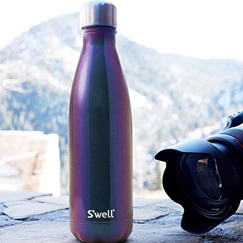 S'well Stainless Steel Water Bottle - 17 Fl Oz - Supernova - Triple-Layered Vacuum-Insulated Containers Keeps Drinks Cold for 36 Hours and Hot for 18 - BPA-Free - Perfect for the Go