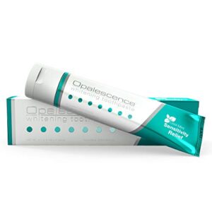 opalescence whitening toothpaste for sensitive teeth - oral care, mint flavor, gluten free - 1 pack