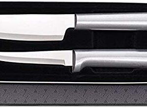 Rada Cutlery Two Piece Knife Stainless Steel Cook’s Choice Gift Set with Aluminum, 8 Inches, Silver Handle