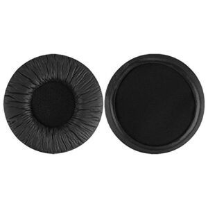 Geekria QuickFit Leatherette Replacement Ear Pads for Sony MDR-V500DJ, MDR-V500, WH-CH520 Headphones Earpads, Headset Ear Cushion Repair Parts (Black)