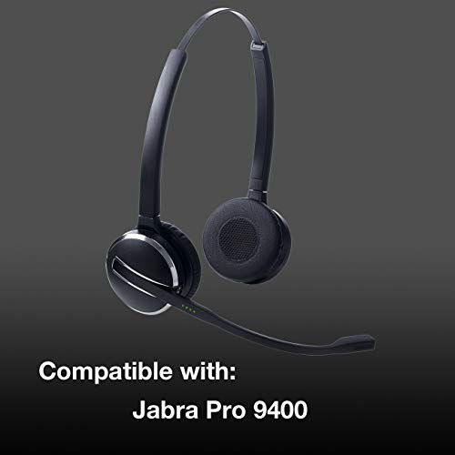 Replacement Headset Ear Pads for BlueParrott B250-XT, XTS, Plantronics CS540, Supra - HW251, HW261, SAVI- W440, W445, W740, W745, Jabra GN2000, PRO900, 9400 by Global Teck