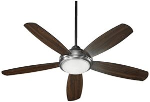 quorum international 52" colton ceiling fan - antique silver - 36525-992