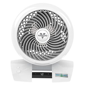 vornado 6303dc energy smart medium air circulator fan with variable speed control, white