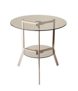 adesso gibson end table, copper