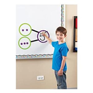 Learning Resources Giant Magnetic Number Bonds, Math Teacher aids, Whiteboard accessories, 55 Pieces, Grades K+