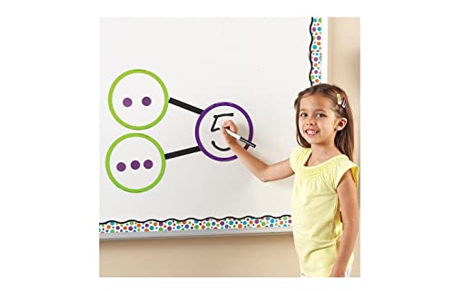 Learning Resources Giant Magnetic Number Bonds, Math Teacher aids, Whiteboard accessories, 55 Pieces, Grades K+