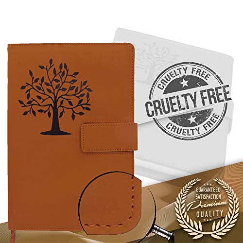 The Tree Of Life Journal | 5x8 Inches, 200 Lined Pages, Magnetic Clasp, Refillable | Diary, Cute Notebook Journal, Personal Journal for Women or Men