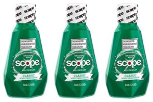 scope mouthwash classic original mint 1.2 oz travel size pack of 3)