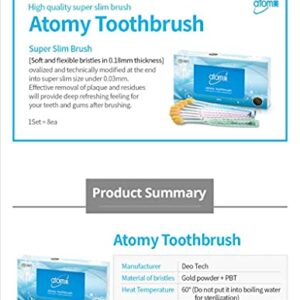Atomy Toothbrush, Pack of 8 Toothbrushes