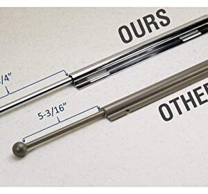 12" Valet Rod Standard for Closet Polished Chrome PC Metal