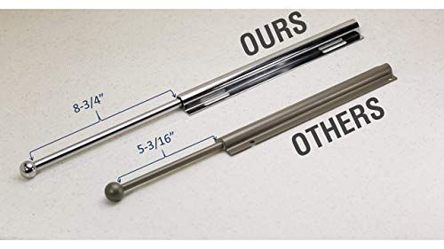 12" Valet Rod Standard for Closet Polished Chrome PC Metal