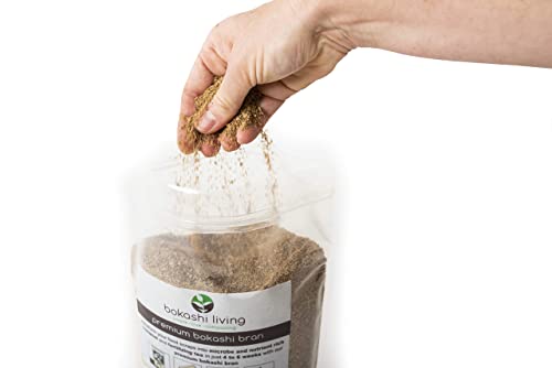 Premium Bokashi Composting Starter Kit (Includes 2 Bokashi Bins, 4.4 lbs of Bokashi Bran and Full Instructions