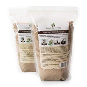 Premium Bokashi Composting Starter Kit (Includes 2 Bokashi Bins, 4.4 lbs of Bokashi Bran and Full Instructions