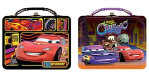 lunch box - disney - cars metal tin new (1 style only) tin617667-ast