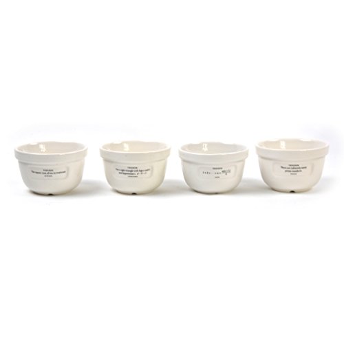 The Proof Is In The Pudding Bowls - Set of Four Math Proof Joke - Ceramic