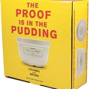 The Proof Is In The Pudding Bowls - Set of Four Math Proof Joke - Ceramic