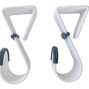 TidyHouse Space Saver Over The Door Hook Hanger Rack Set - Organise Bedroom, Bathroom, Closets - Hang Shirts (Standard)