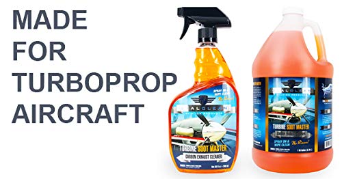 RealClean Aircraft Detailing Supplies/Exhaust Soot Remover/Aircraft Cleaning Supplies/Turbine Soot Master Created by Professional Aircraft Detailers- 32 oz Spray Bottle