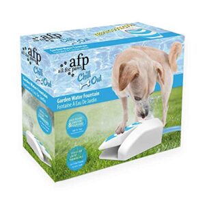 all for paws interactive paw pedal design dog water fountain pet-self-waterers dog water feeder garden outdoor