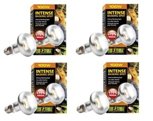 exo terra sun-glo basking infrared spot lamp, 100-watt/120-volt (4 pack)