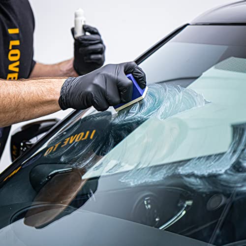 GYEON Quartz Q² View - Ceramic Coating for Glass - Increased Visibility - Extremely Hydrophobic - Ultra Hard 9H sio2 Ceramic Car Coating - Self Cleaning Repels Water and Contaminants - Ceramic Shine