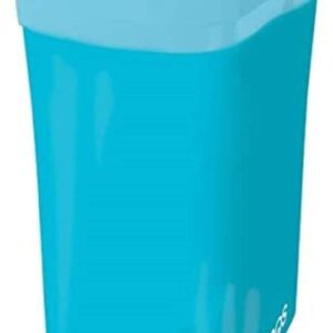 Amscan Flings Pop-Up Trash Bin- 13 Gallons | Caribbean Blue | 1 Pc.