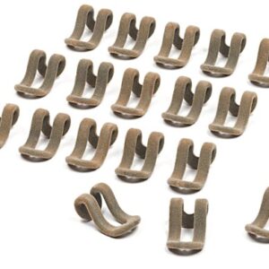 Slim-Line Set of (18) Mini Cascading Hooks (Camel) by ClosetHangerFactory