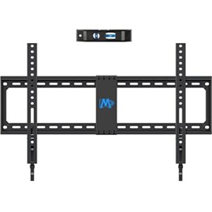 mounting dream fixed tv wall mount, low profile wall mount tv bracket for most 42-70 inch tvs, flush tv mount for space saving, fits 16", 18'', 24", 32" studs, max vesa 800x400mm and 132lbs md2361-32