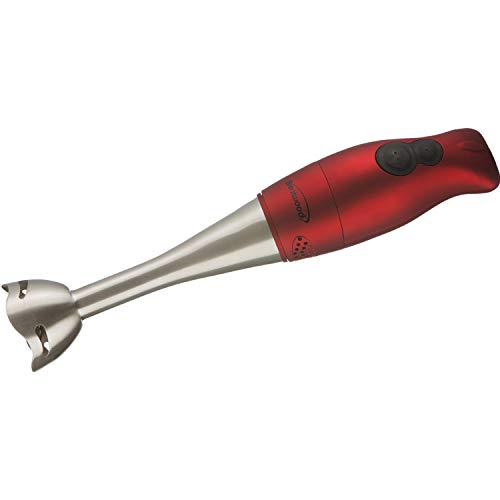 Brentwood Hand Blender, 2-Speed 200W, Red