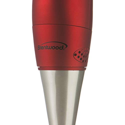 Brentwood Hand Blender, 2-Speed 200W, Red