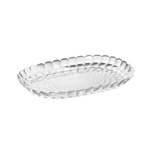 Guzzini 27960100 Guzzini Tray, Bon, Clear, 12.6 x 8.9 x 1.2 inches (32 x 22.5 x 3 cm), S