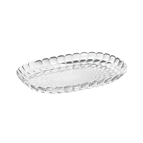 Guzzini 27960100 Guzzini Tray, Bon, Clear, 12.6 x 8.9 x 1.2 inches (32 x 22.5 x 3 cm), S