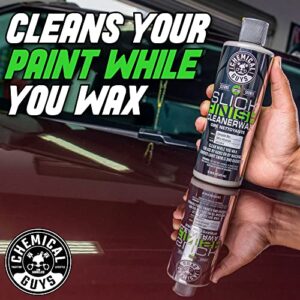 Chemical Guys WAC20616 Slick Finish Cleaner Wax Light Paint Cleanser & Brilliant Shine Carnauba Wax, 16 fl oz