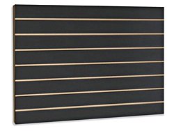 black slatwall panels 24"h x 48"l (set of 2 panels)