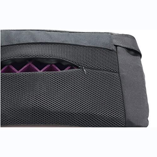 Purple Back Cushion | Pressure Reducing Grid Designed for Ultimate Comfort | Designed for Chairs, Gaming, and Travel | Made in The USA