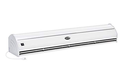 Wall Mounted Air Curtain Fan - White 60 Inch Air Door - UL Certified Commercial Super Power Indoor Over Door Fan with Heavy Duty Door Limit Switch by DuraSteel Aerial Titan-2