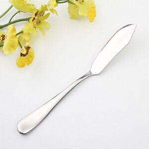 Crysto Stainless Steel Butter Knife, Set of 2, Butter Spreader, Breakfast Spreads,Cheese and Condiments