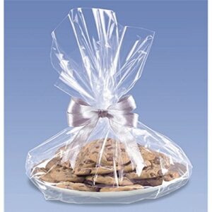 clear cello cookie tray bags - 18x16 - 6 pack