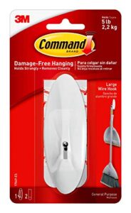 command large wire hook, 2 pack