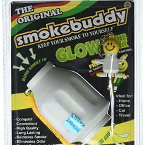 smokebuddy Smoke Buddy Glow in The Dark White - Personal Air Purifiery and Odor Diffuser