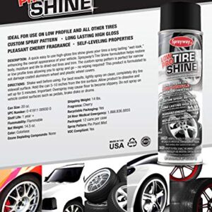 Sprayway SW930 Low Pro Tire Shine, 14 oz