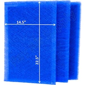 RAYAIR SUPPLY 16x25 Pristine Air Cleaner Replacement Filter Pads Refills (3 pk)