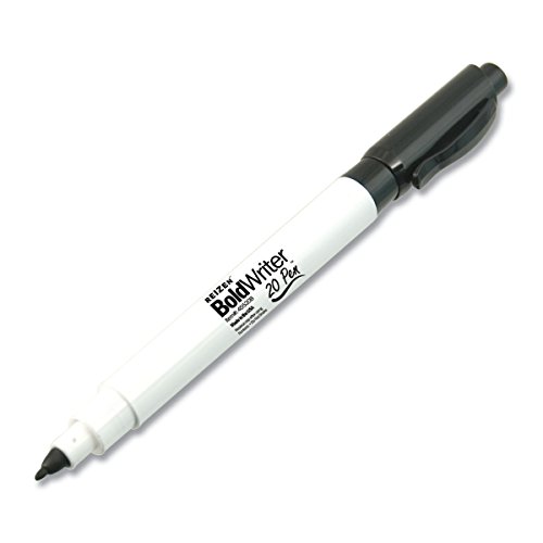 20-20-style BoldWriter 20 Pen - Easy-to-See Bold-Point - Blk - 12 Pack