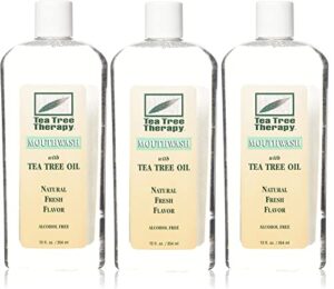 mouthwash-tea tree alcohol free tea tree therapy 12 oz liquid (3-pack)